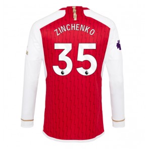 Arsenal Oleksandr Zinchenko #35 Koszulka Podstawowych 2023-24 Długi Rękaw